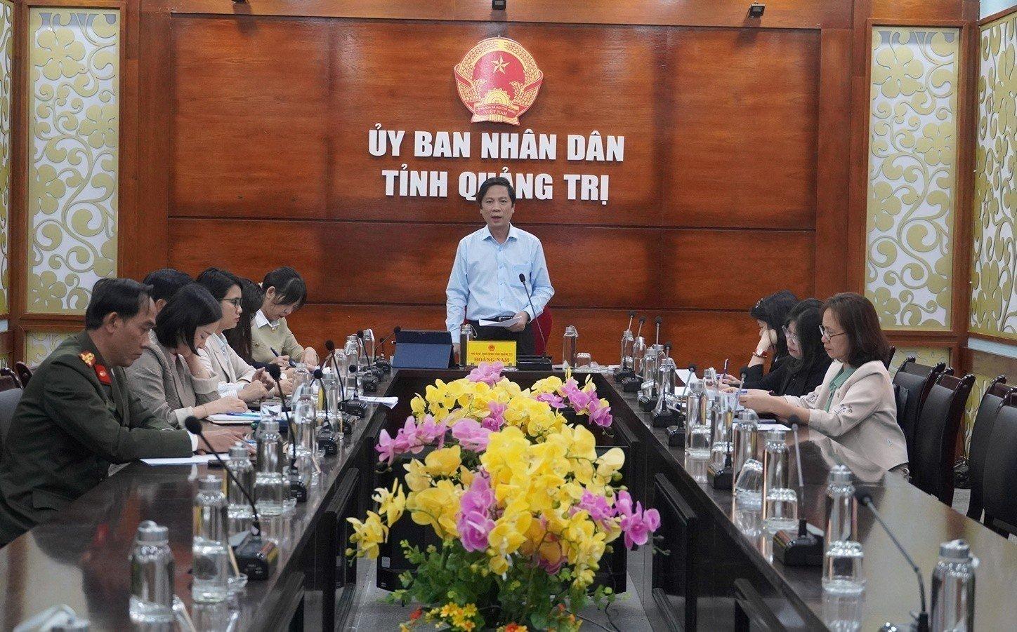 Tỉnh Quảng Trị tham dự Hội nghị trực tuyến giao ban toàn quốc công tác phi chính phủ nước ngoài...